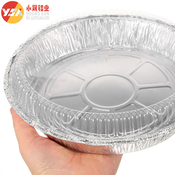 Round Foil Pans with Lids Freezer & Oven Safe Baking Cooking Roasting One - Time