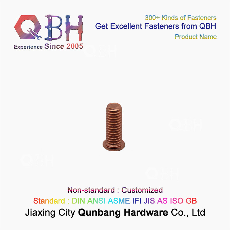 Copper Plated Welding M3 Stainless Steel Hex Head Bolts Din hex flange bolt
