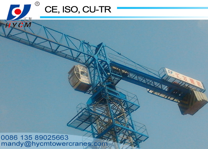 QTP7427 Topless 74m Jib Lenght 18ton Max. Load Flattop Tower Crane with Low Price