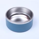 Feeding 64oz Dog Travel Water Bowl Sus304 Rubber Dog Bowl