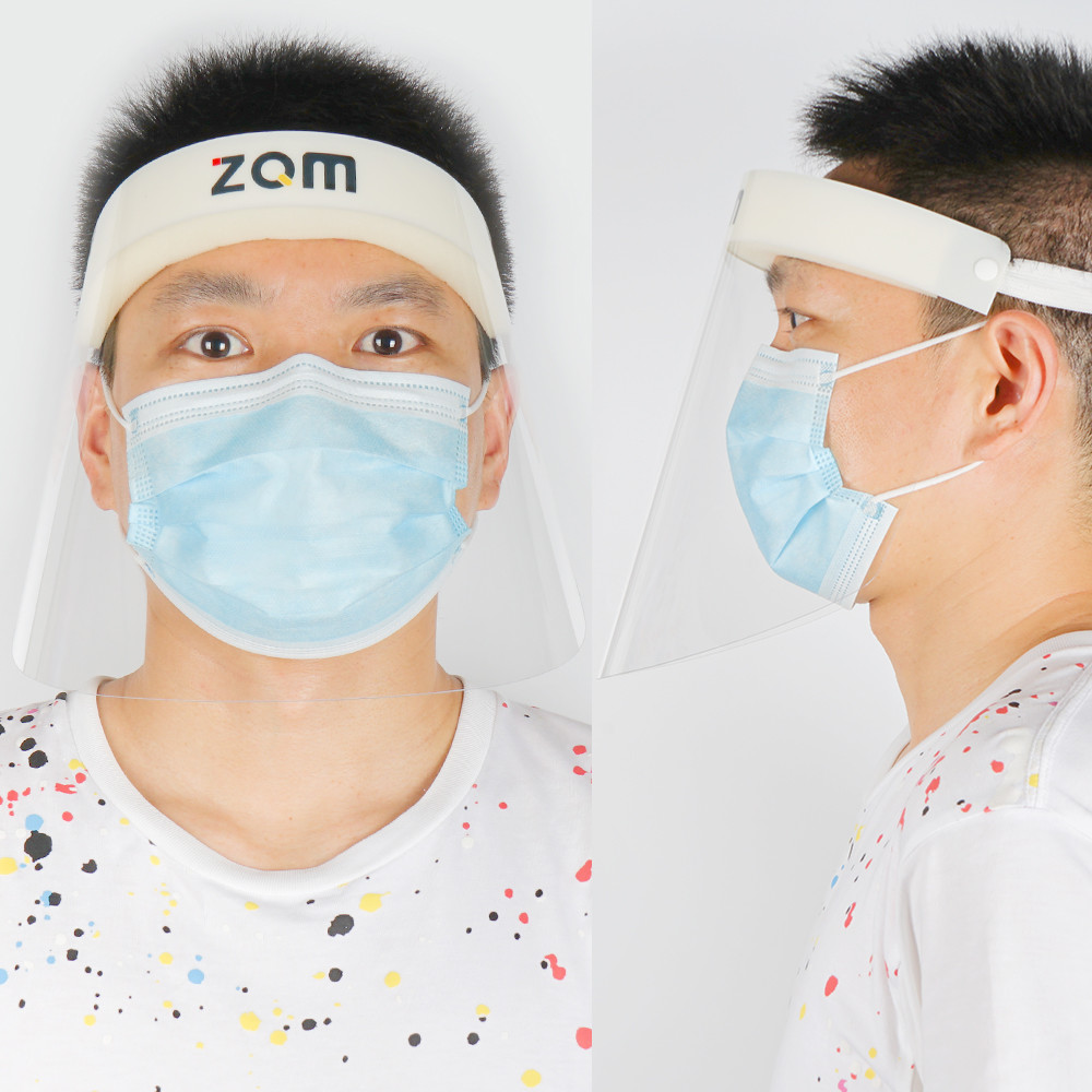 Windproof Dustproof Face Anti Fog Breathable Face Shield , Dust Full Face Protective Cap Face Shield