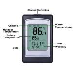 48s Data Update Solar Wireless Water Thermometer For Indoor And Outdoor Swimming