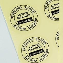 China Clear Vinyl Material Custom Adhesive Label Stickers Sheets Flexo Printing wholesale