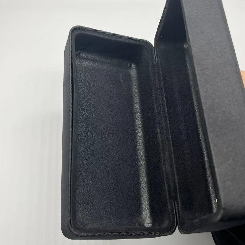 16.3CM Microfiber Metal Eyeglass Case Cuboid Unisex Case For Sunglasses