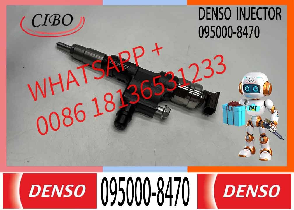 DENSO Common Rail Fuel Injector 095000-8470 23670-E0410 For Hino N04C Engine Dyna200 Toyota COASTER 4.0L N04C