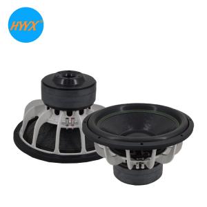 China 15 Inch Dual 2ohm 92dB 2500watt Competition Car Subwoofers wholesale