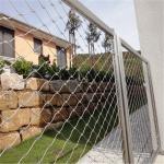 AISI316 rust-proof x-tend cable wire mesh railing guard