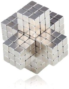 China 3x3x3 5x5x5 Sliver Gold Magnetic Cube Toy For Toy wholesale