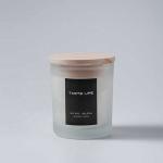 Home Birthday Wedding Atmosphere Luxury Glass Soy Wax Glass Jar Scented Candles