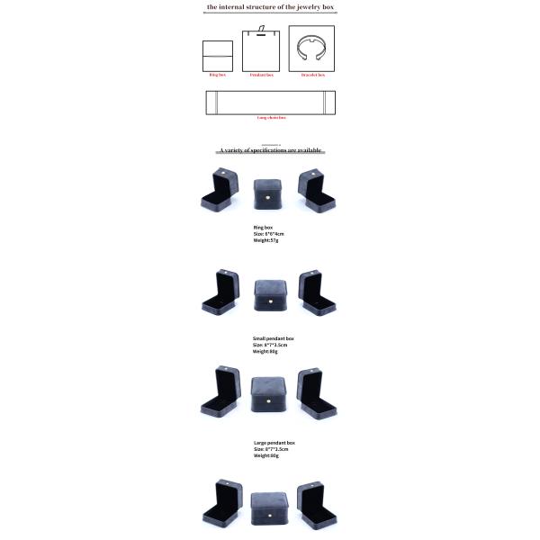 Handmade Gray Velvet Jewelry Box for Custom Luxury Bracelet Earrings Necklace Pearl Lock