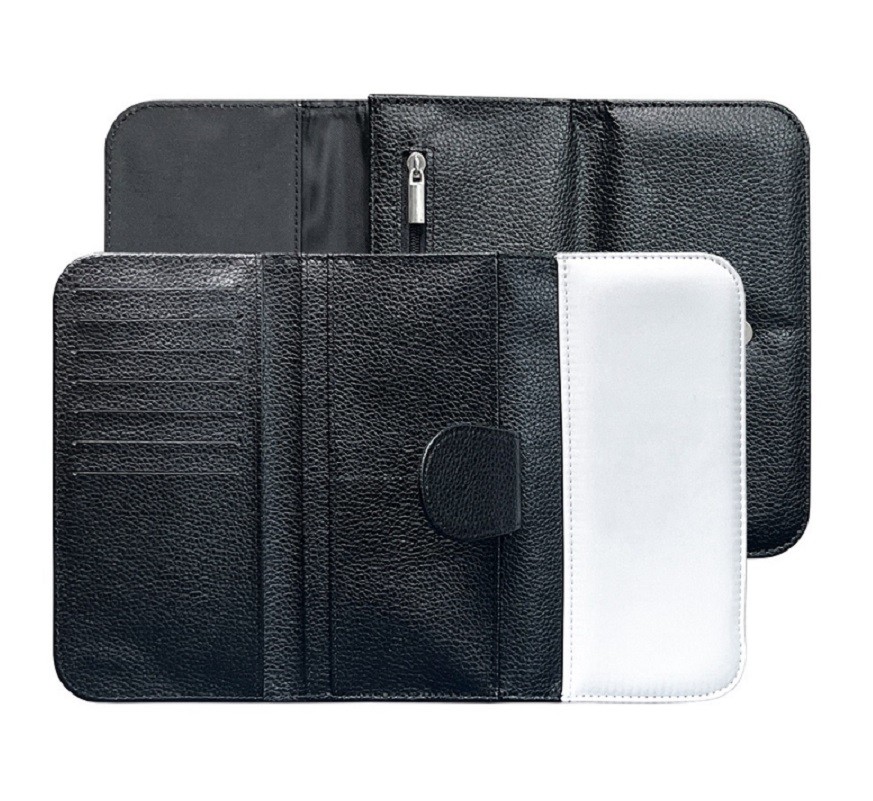 Three Fold Large Size Sublimation Continental Wallet With Multiple Card Slots Clutch For Man And Lady
