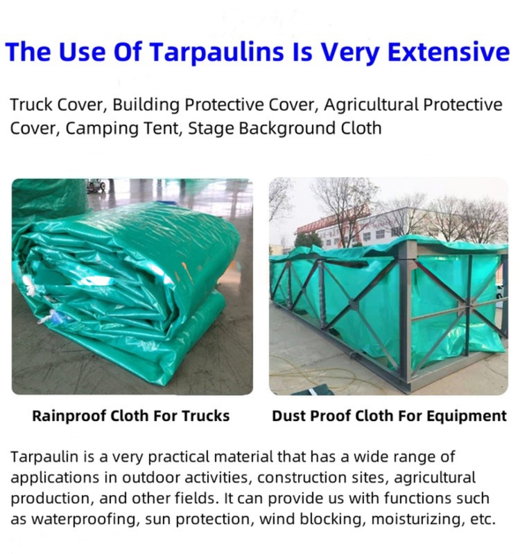 Waterproof Tarpaulin for Architecture Directly Sold by Customized Color 100-200 gsm