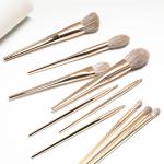 ISO14001 Professional High End Makeup Brush 13pieces Triangular Handle