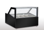 Counter Top Gelato Showcase Ventilatioin Cooling -16 to -20 degree 4pcs 5L