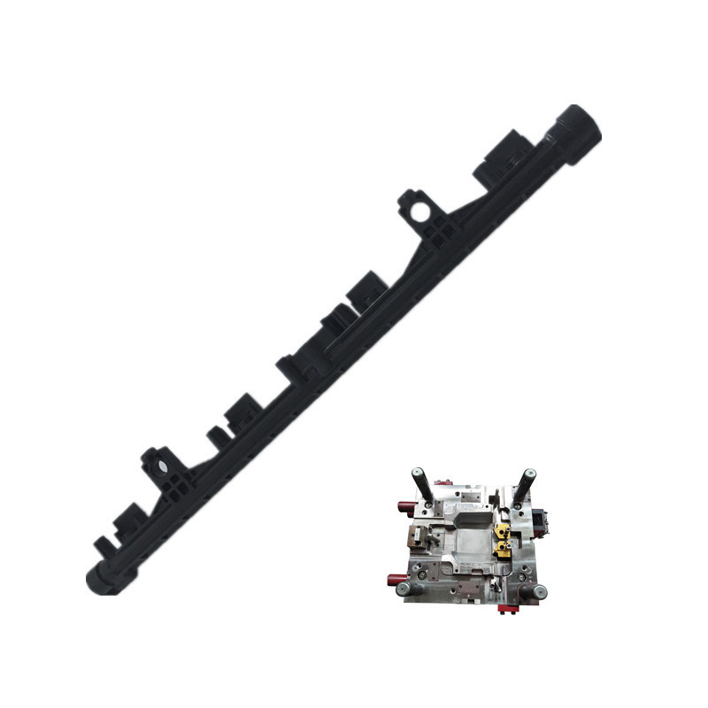 Custom Black Bracket Parts Plastic Injection Mold With Single/Multi Cavity