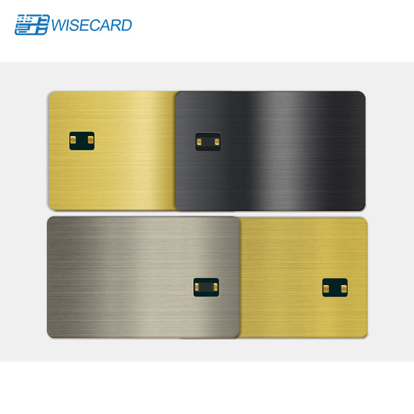 Wisecard WCT Smart Credit Card Metallic NFC Cards For Digital Signature Authentication