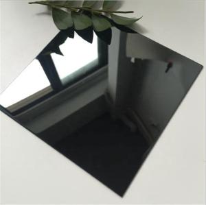 China 1219MMx2438MM JIS 201 304 316 Anti-Fingerprint Finish Black Mirror Stainless Steel Sheets wholesale