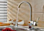 360 Degree Rotation Brass Sink Kitchen Faucet Counter Mounted ROVATE
