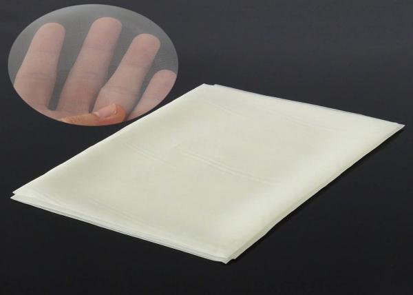 100% Polyester Nylon Monofilament Screen Printing Mesh White / Yellow / Red