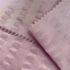 China Seersucker Polyester Microfiber Fabrics 75DX150D 140 Gsm 150CM Anti Bacteria wholesale