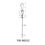 Single Leg Ring Type Steel Wire Rope For Picture Hanging YW86530