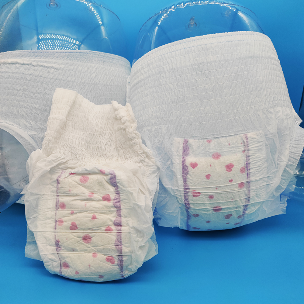 High Absorbency Disposable Menstrual Pants Non Woven Fabric Fluff Pulp SAP for Women