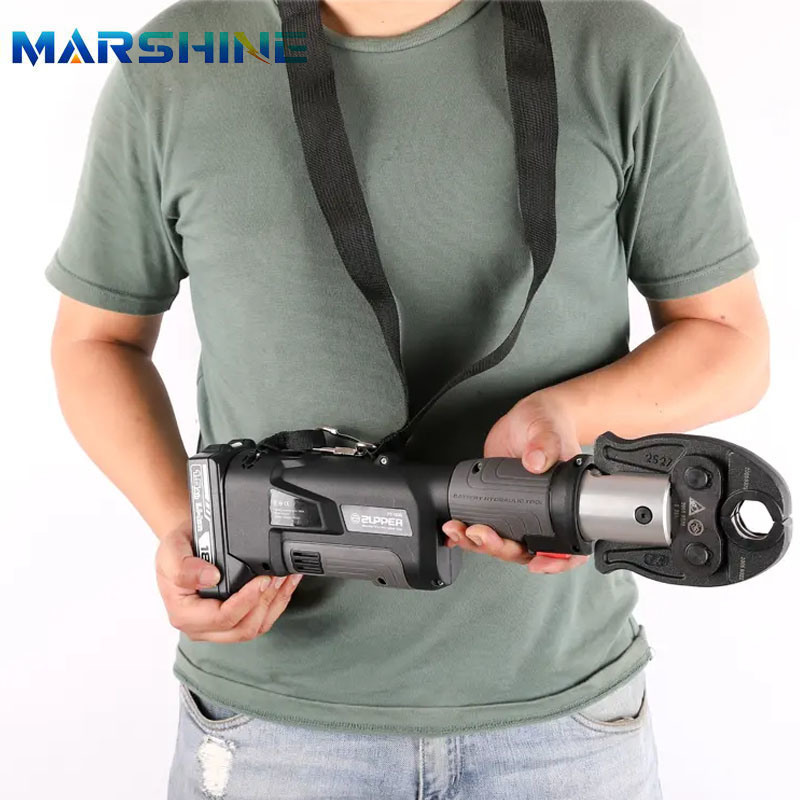 Electric Pipe Hydraulic Crimping Pliers With 19kn Output And Durable Construction