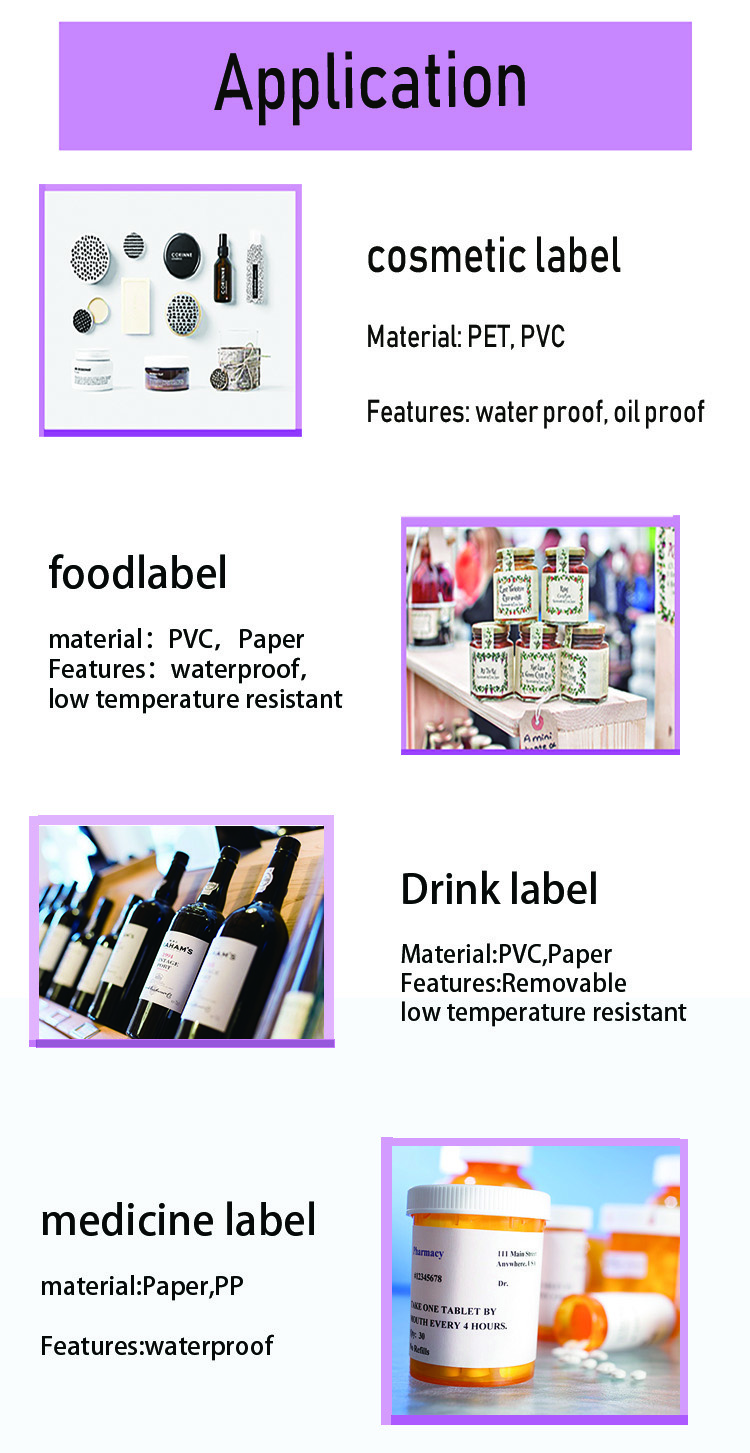 ISO9001 Gloss Lamination Void Custom Shipping Labels