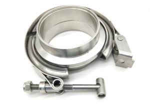 China Polished 3 Inch 19mm Titanium V Band Clamp wholesale