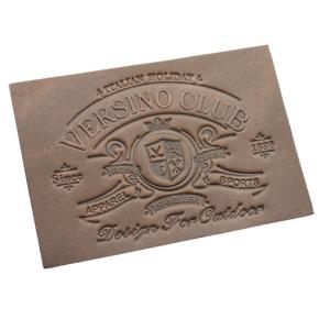 China Promotional Custom Clothing Labels Laser Engraved Silk Screen Printed Advertising wholesale