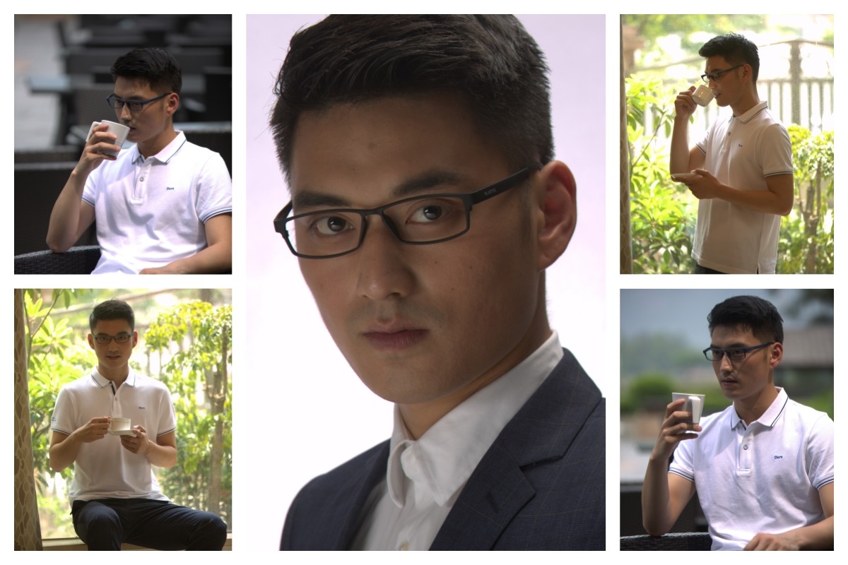 Flexible Men's Optical Glasses 56mm Eyeglasses High Performance