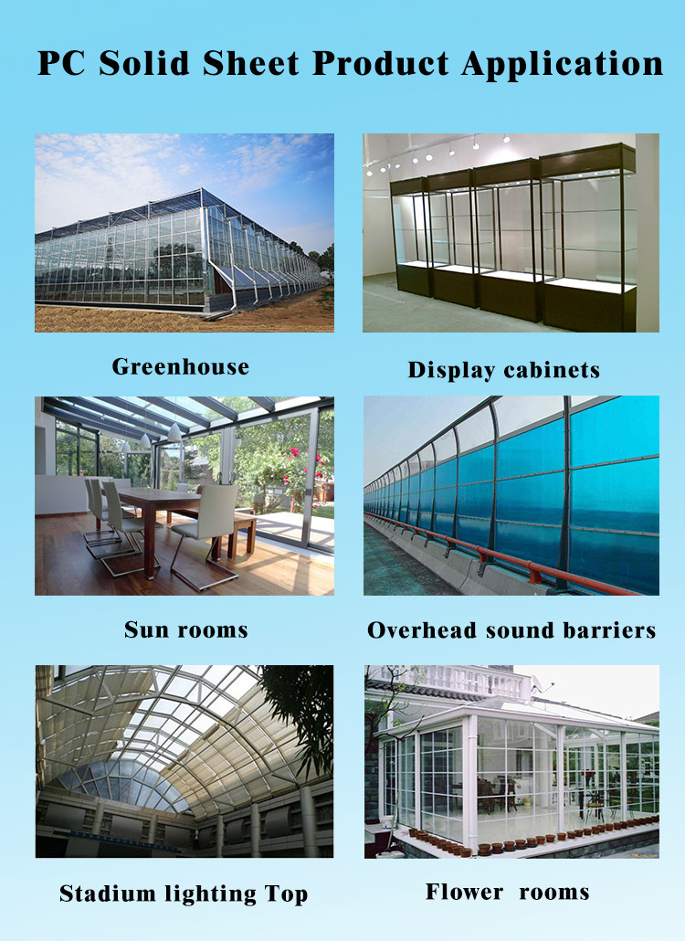 Manufacturer Direct Sales Of High-Quality Customizable Sizes And Colors 6mm Plastic Sheet Solid Polycarbonate Sheet