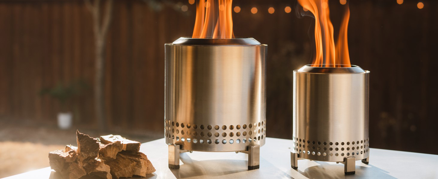 Customized Color Stainless Steel Portable Outdoor Camping Fire Pit Wood Burning Fireplace