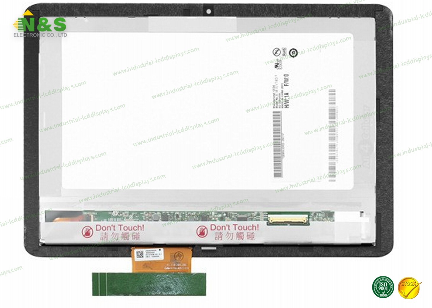 AUO10.1 Inch B101EVT03 LCD Panel 1280 RGB*800 WXGA LVDS WLED LCD Screen 1ch,8-bit