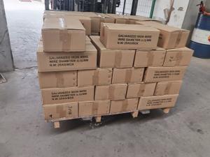 China 0.19mm Steel Spool Wire Carton Packing Electro Galvanized Carbon Steel Wire wholesale
