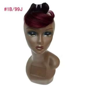 China 8 Inches Wholesale Ombre 1B/99J Curl Brazilian Hair Snail Weave wholesale
