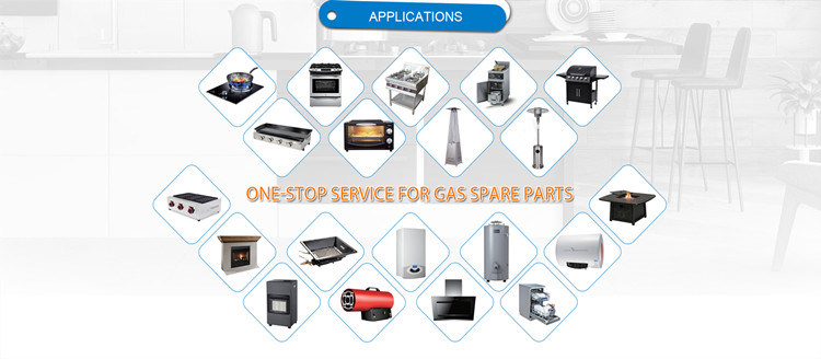 Gas Water Heater Parts 6 Rows Burner Gas Steaming Furnace