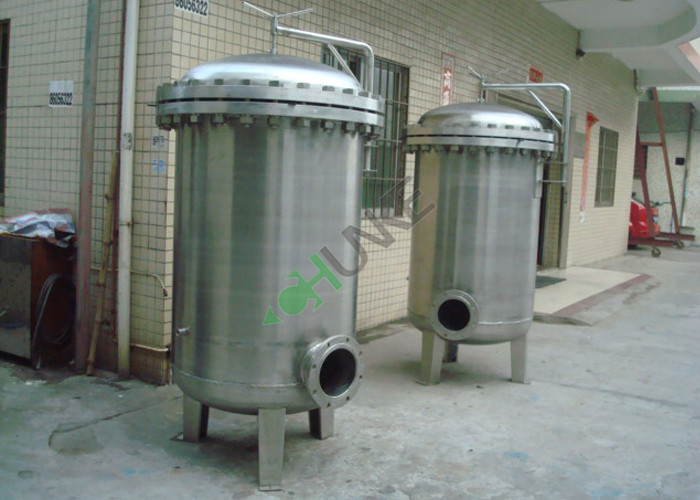 Stainless Steel Bag Filter Housing , Multi Bag Or Basket Type Ss Bag Filter Housing