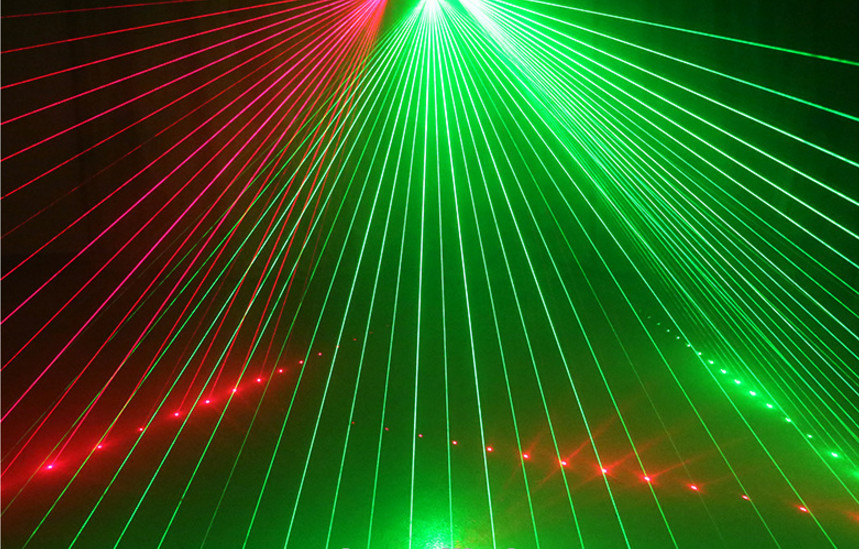6 Eye RGB Beam Effect Laser Stage Lighting With Fan Cooling System , 22*14*6cm