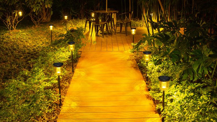 50000 Hour Working Lifetime Solar Powered LED Landscape Light for Garden Decoration