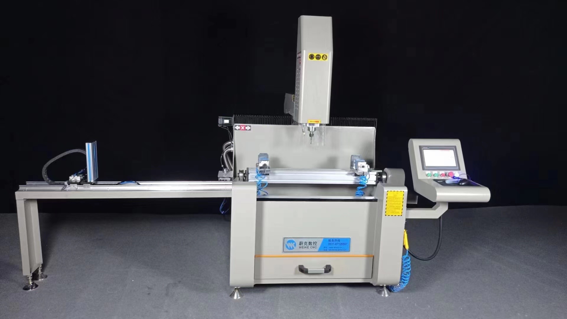 High Precision CNC Drilling Milling Machine For Aluminum Profile CNC Copy Router For Aluminum