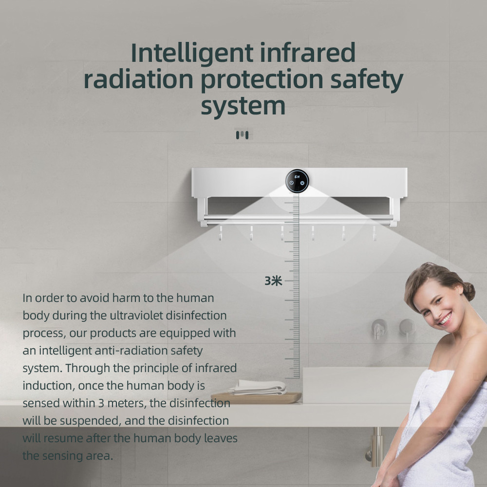 Disinfection Sterilization Towel Rack Smart Home Products Hot Air Drying