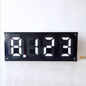 China Translucent Type 88.88 Outdoor Gas Price Signs With Flip Dot Display wholesale