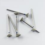 Slow Speed Dental Round Bur HP Grinding Polishing Head Inverted Cone Bur Dental