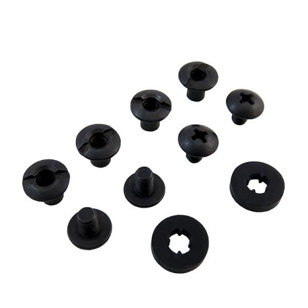 6.35mm 9.5mm Length Black Oxide Male Female Chicago Screw for Kydex Leather