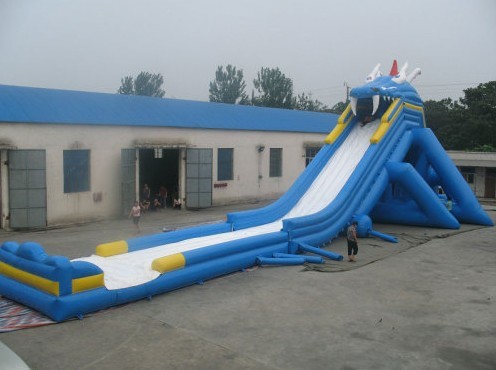 Quality Inflatable hippo slide giant outdoor slide for sale