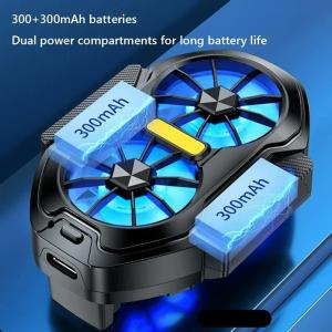 China FS01 Dual Fan Mobile Phone Cooler for Phones Rechargeable Plug-in Options wholesale