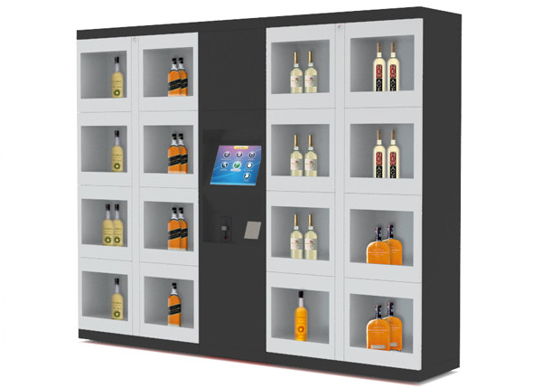 Quality Fully Automatic Industrial Vending Lockers Machine with 15" LCD Touch Screen for sale