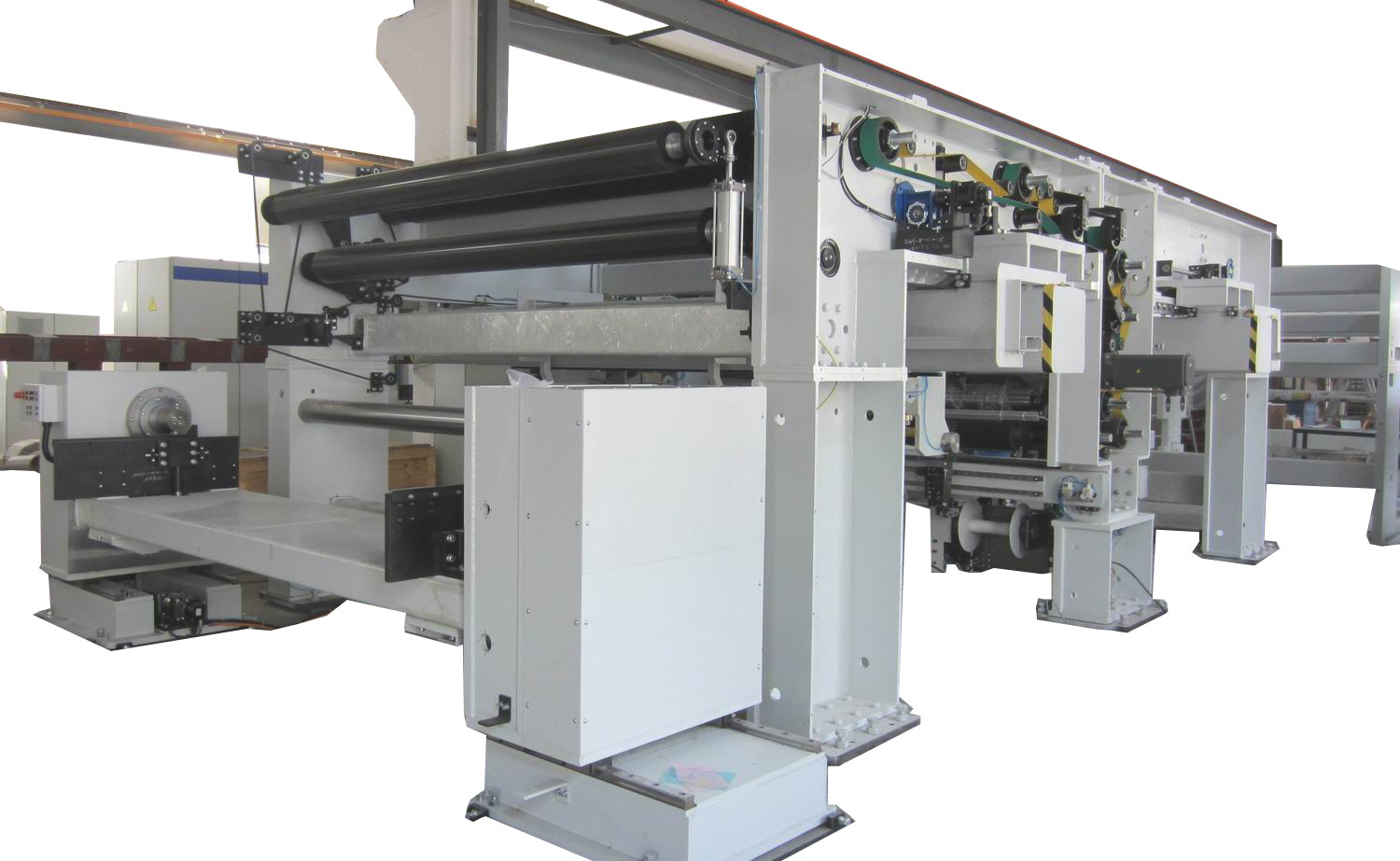 Li Ion Battery Film 4500mm Stretch Film Slitting Rewinding Machine