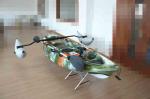 PE Material Kayak Fishing Boats , Roto Moulding Saltwater Fishing Kayak Single